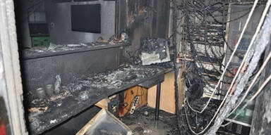 Brand in Wettlokal in Wien-F&uuml;nfhaus