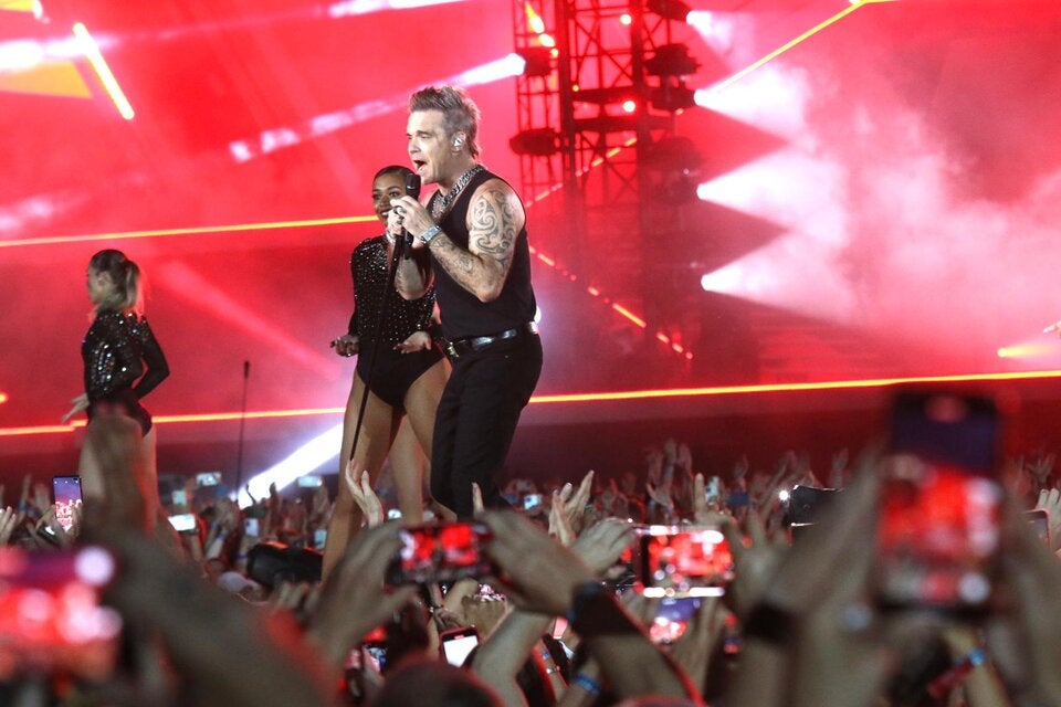 Robbie feierte ein Sensations-Comeback