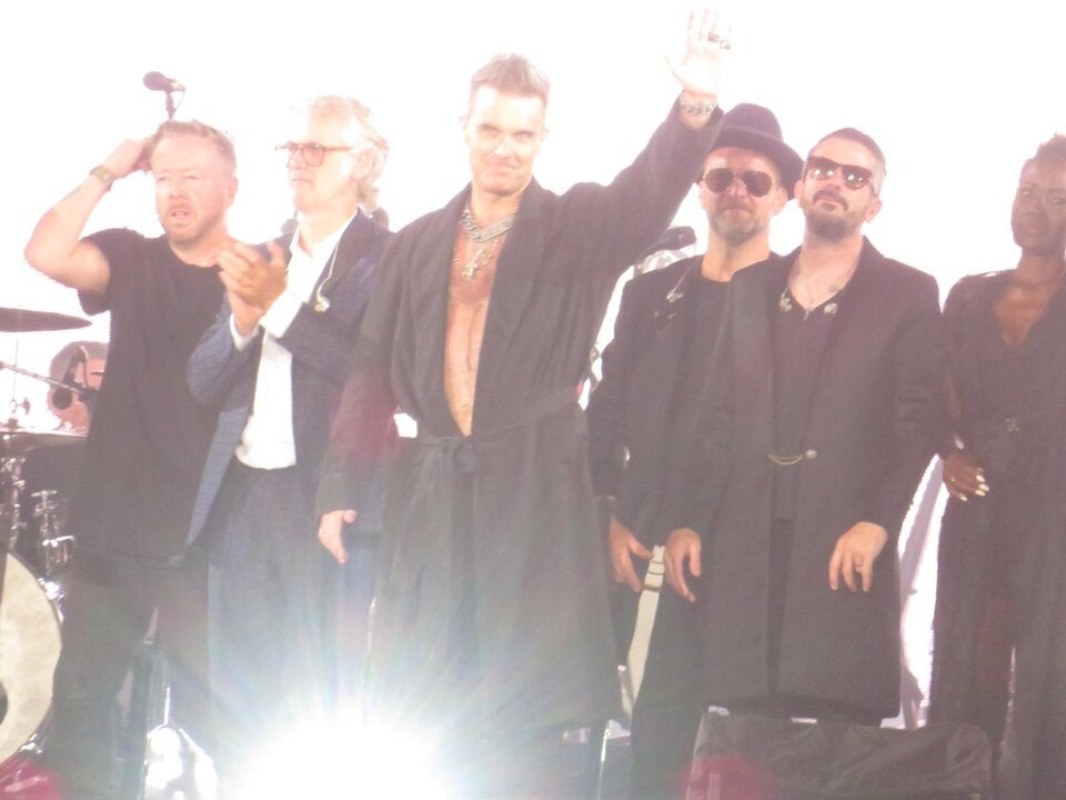 Robbie feierte ein Sensations-Comeback