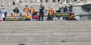 Klimakleber Parlament