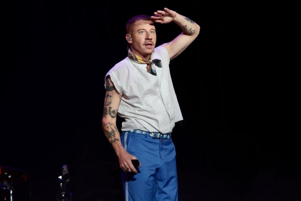 US-Rapper Macklemore bei seinem Auftritt am Frequency Festival 2023