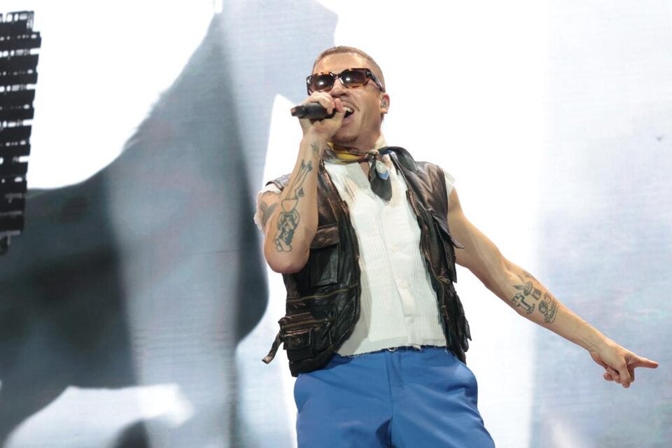 US-Rapper Macklemore bei seinem Auftritt am Frequency Festival 2023