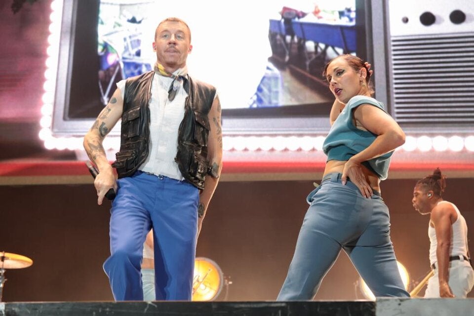 US-Rapper Macklemore bei seinem Auftritt am Frequency Festival 2023