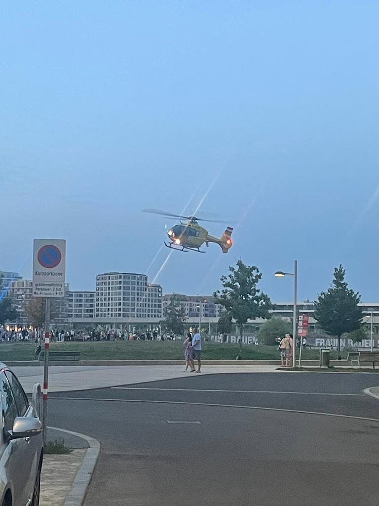 Seestadt-Aspern: Person droht zu ertrinken