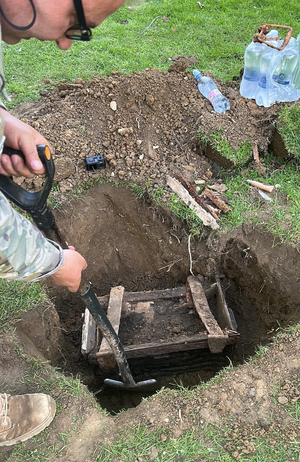 Schatzkiste im Tierpark Haag ausgegraben