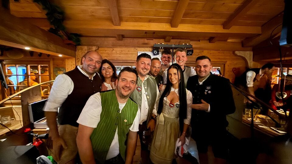 Klaus Renoldi lud zum Aperitif ein