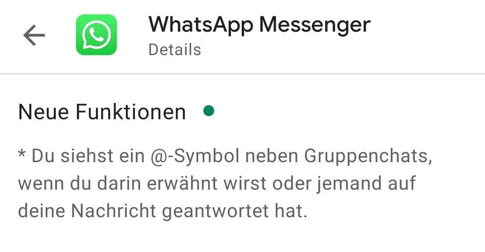 WhatsApp: Das bedeutet das neue Symbol bei Chats
