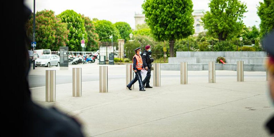 Ballhausplatz Hofburg Bombendrohung