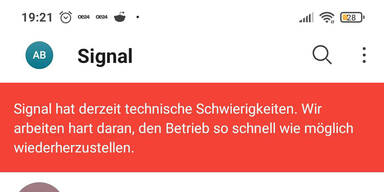 Störung bei Messengerdienst Signal: Probleme beim Nachrichten-Senden