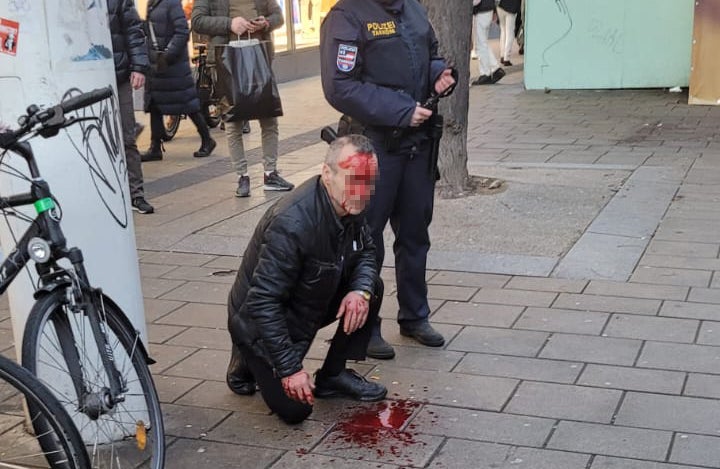 Kurden-Demo auf Mariahilfer Straße