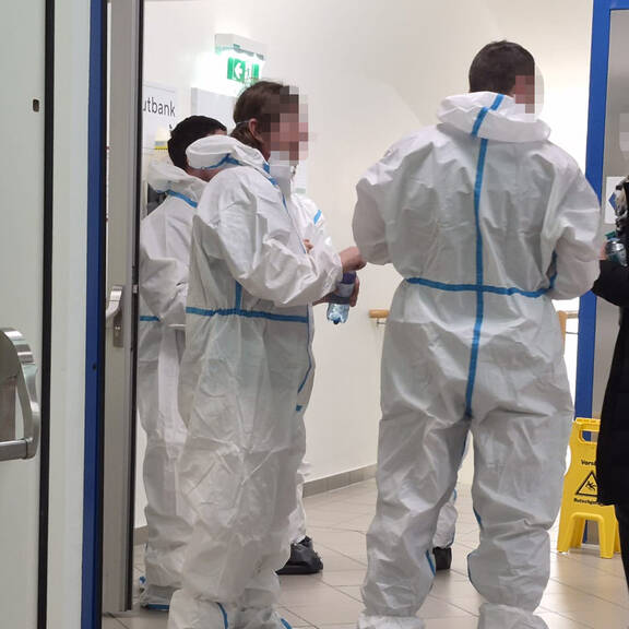 Säure-Attacke in Krankenhaus