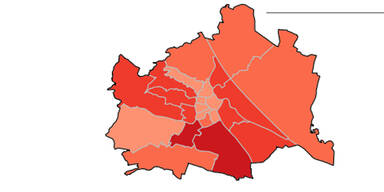 Geheime Wiener Bezirks-Zahlen: Favoriten und Meidling m&uuml;ssten abgeriegelt werden