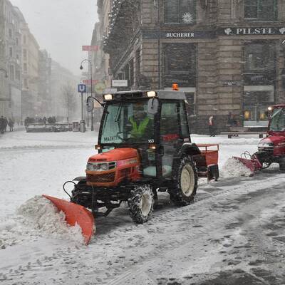 Schneeräumen ohne Ende – Hier Tulln  