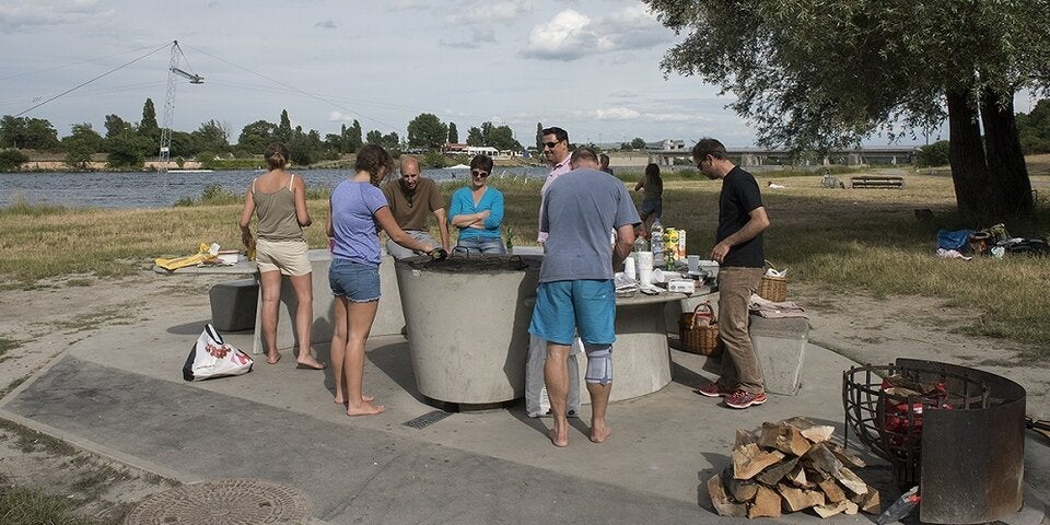 Wiener Donauinsel - Grillplatz