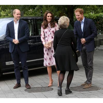 William, Kate & Harry in London