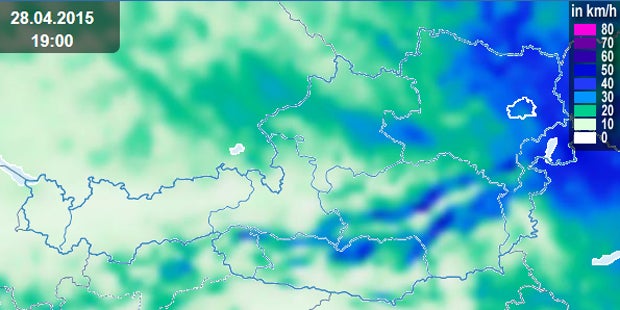 Sturm bläst uns den Frühling weg