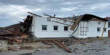 Windhose in Bayern und Innviertel