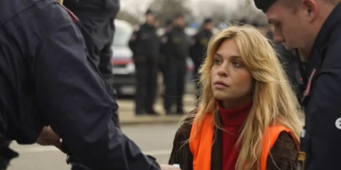 Klima-Kleberin drohen jetzt 3 Monate Haft