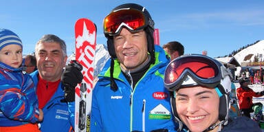 Armin Assinger beim Video-Dreh im Großarltal