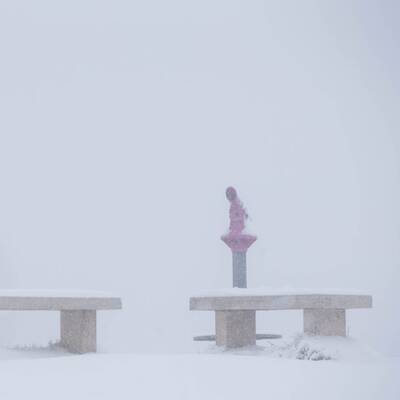Schnee in Österreich