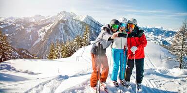 3 Skifahrer in St. Johann