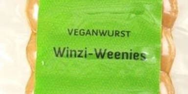 Vegane W&uuml;rstel enthalten kein Fleisch - aber Metallteile