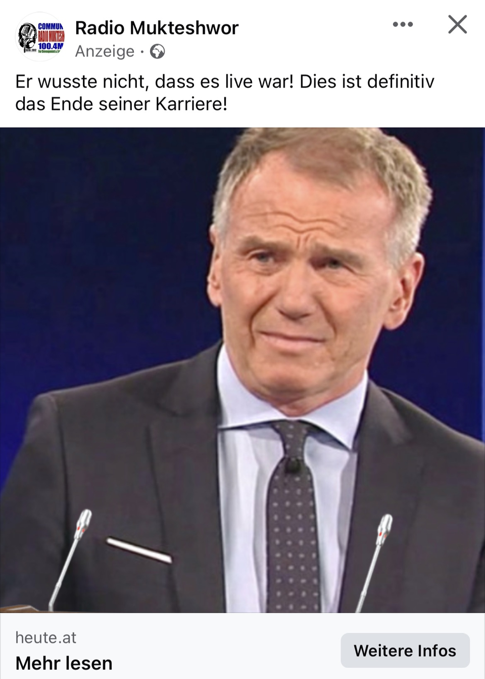 Armin Wolf Karriereende