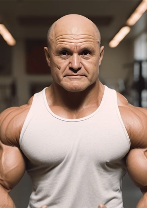 Politiker Muskelprotze