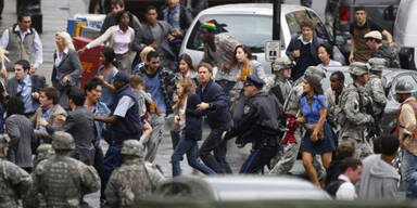 Brad Pitt rettet die Welt vor Zombies