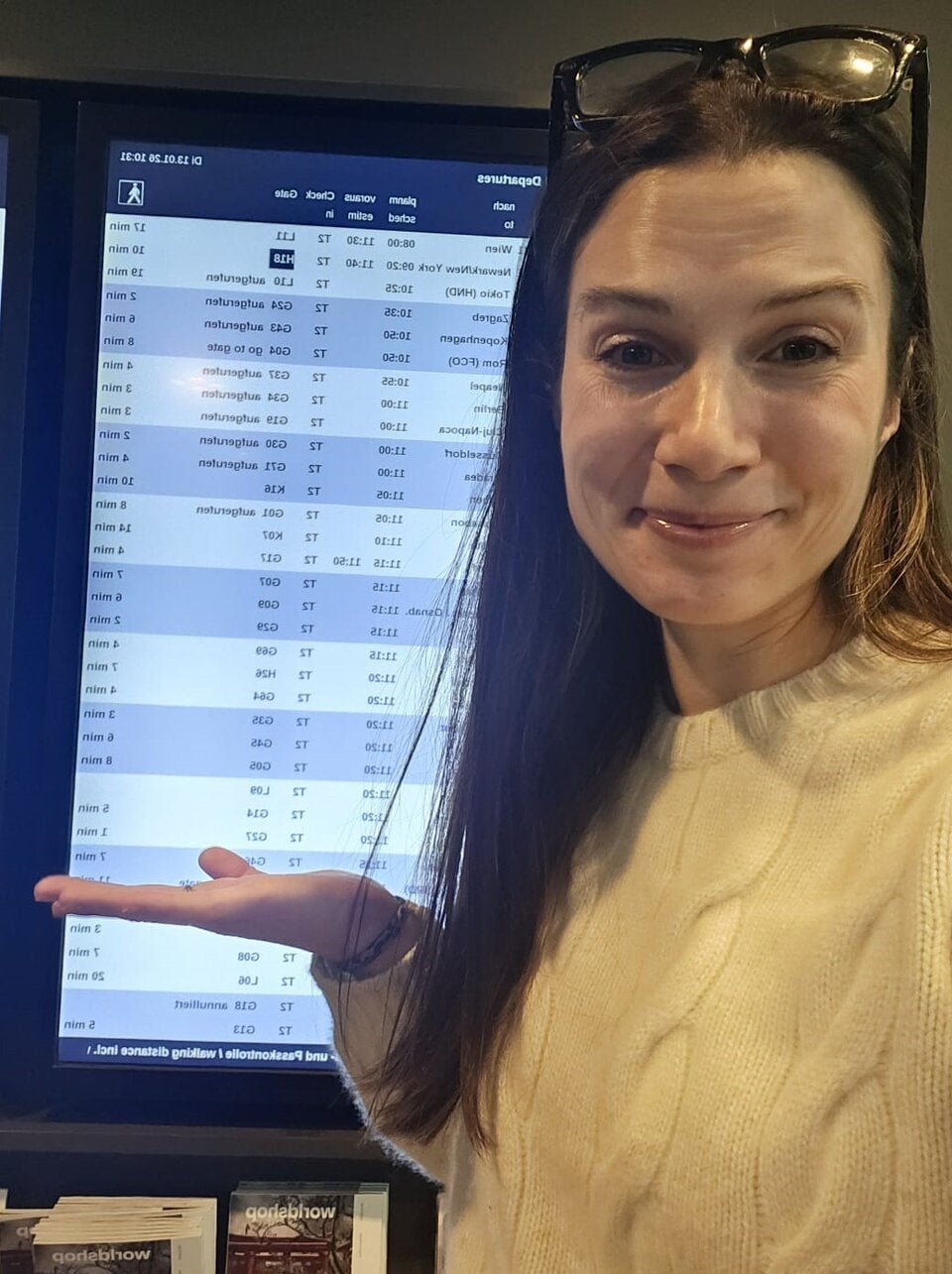 Kristina Worseg sitzt in München fest. Jetzt heißt es abwarten...