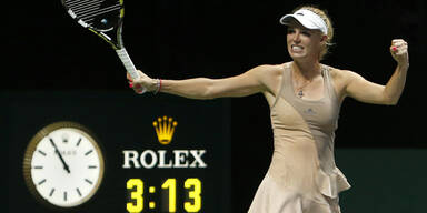 Wozniacki gewinnt Marathon-Match