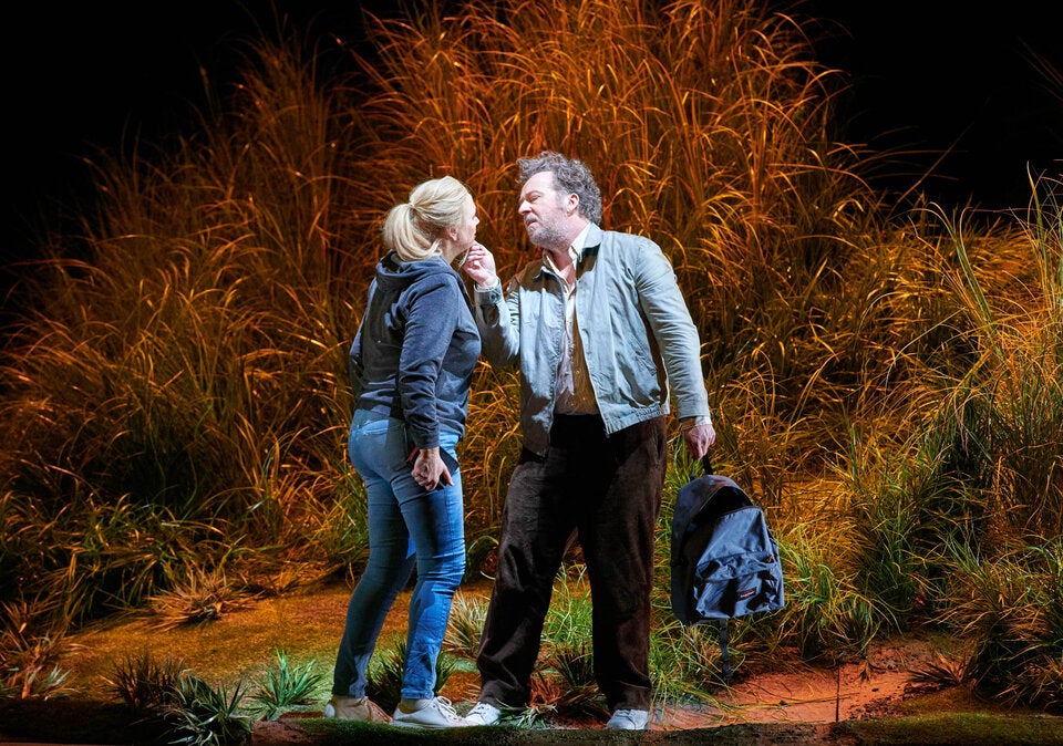 Anja Kampe (Marie) und Christian Gerhaher (Wozzeck) 
