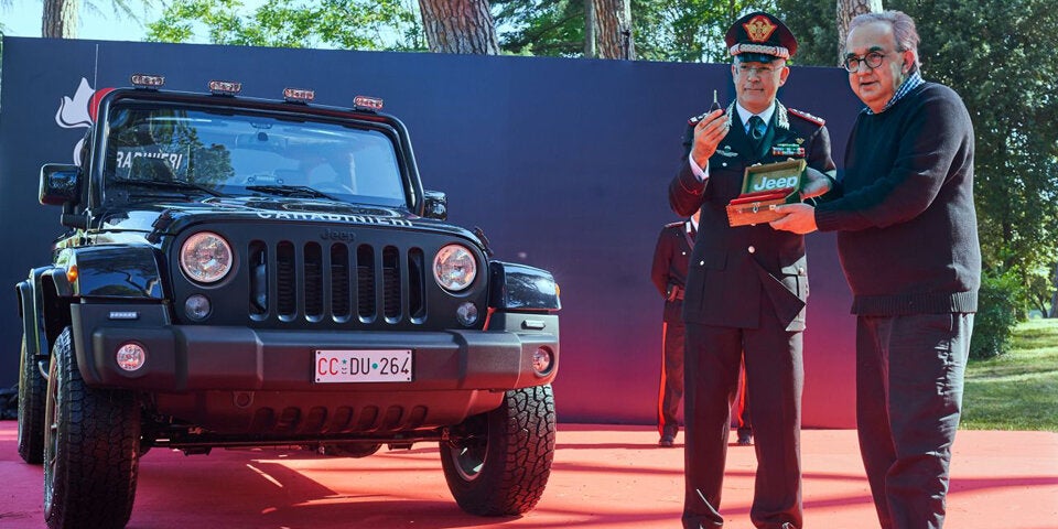 Extrem cooler Jeep für die Polizei