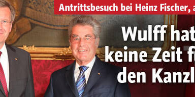 Wulff hatte keine Zeit für den Kanzler