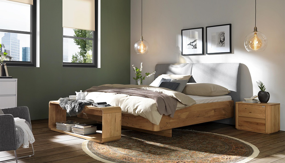 XXXLutz - ADV - Kleine Schlafzimmer - Bett Holz - 960x550