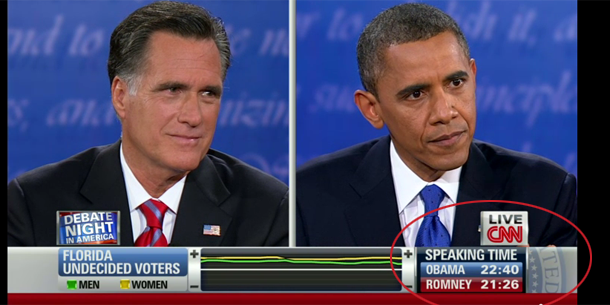 3. TV-Duell: Obama herzt Romneys Enkel