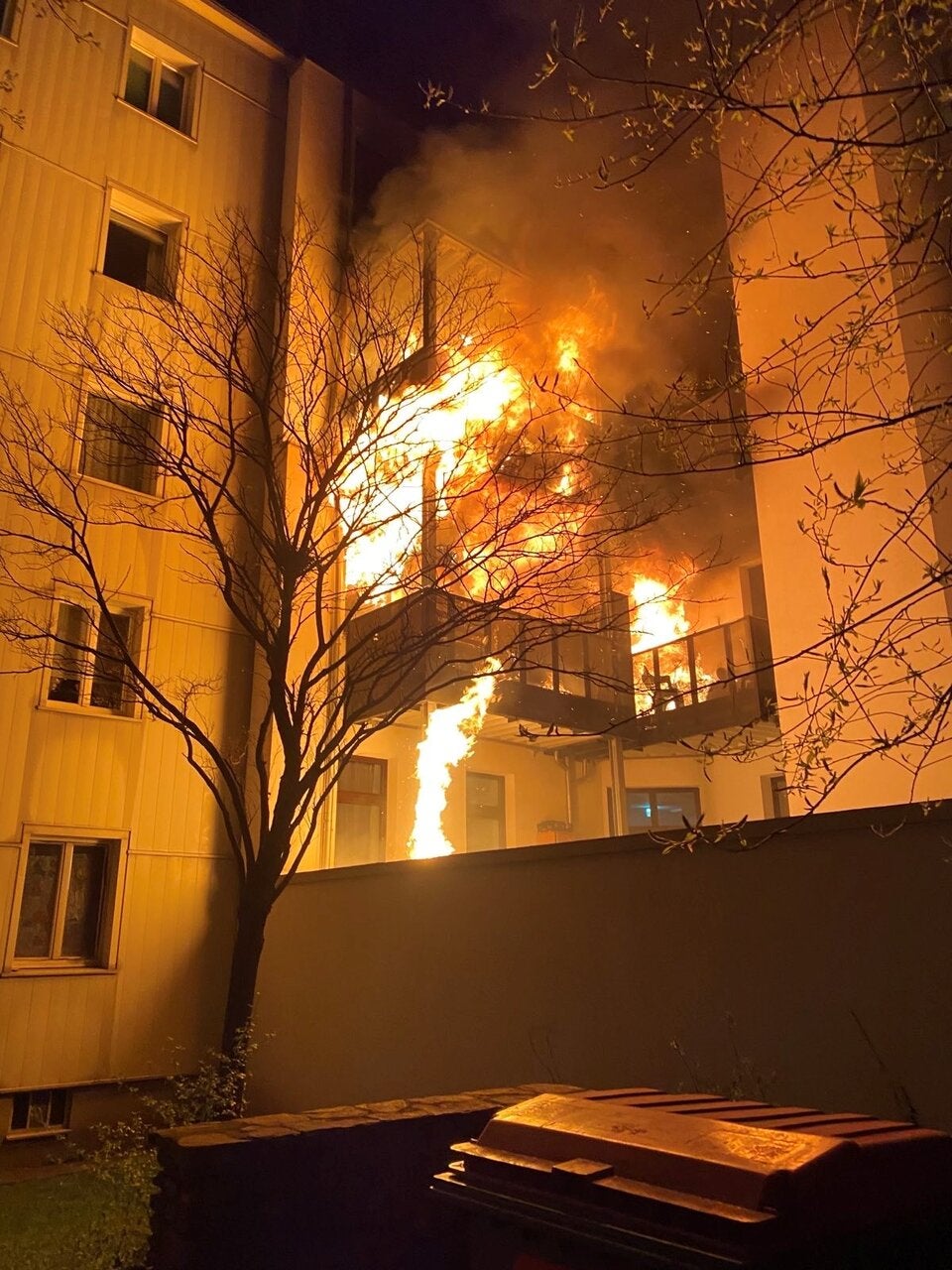 Zimmerbrand in Wien-Favoriten
