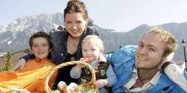 Zabine Kapfinger & Alexander Zaglmaier mit Familie