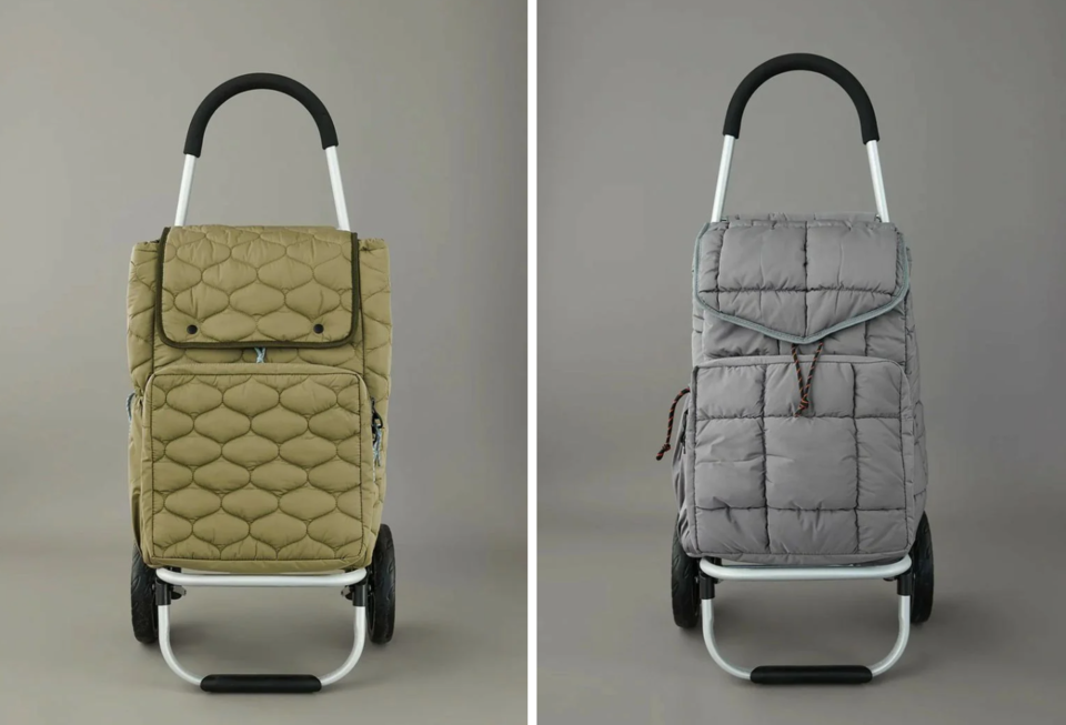 ZARA Einkaufs-Trolleys im schicken Stepp-Design