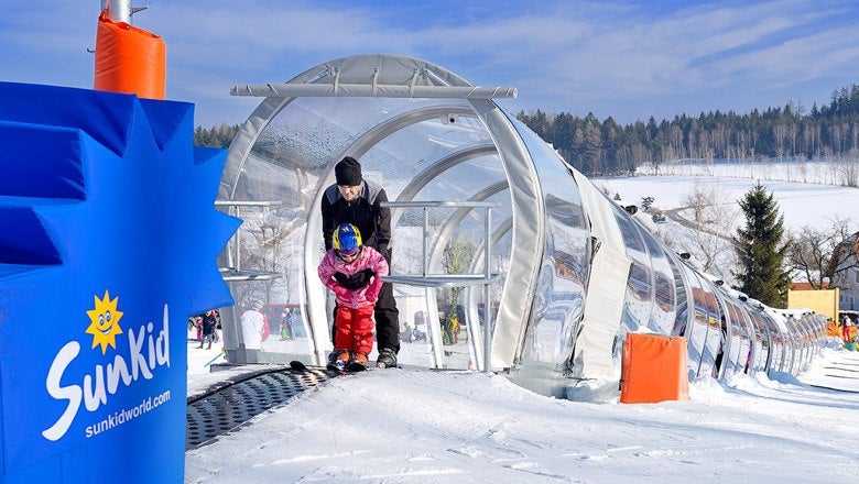 Wexel Arena. Das perfekte Skigebiet für Pistenflöhe zum Skifahren lernen.