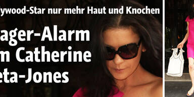 Mager-Alarm um Catherine Zeta-Jones