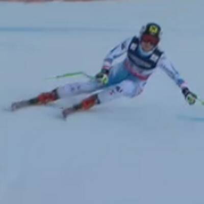 Die Bilder der Damen-Superkombi