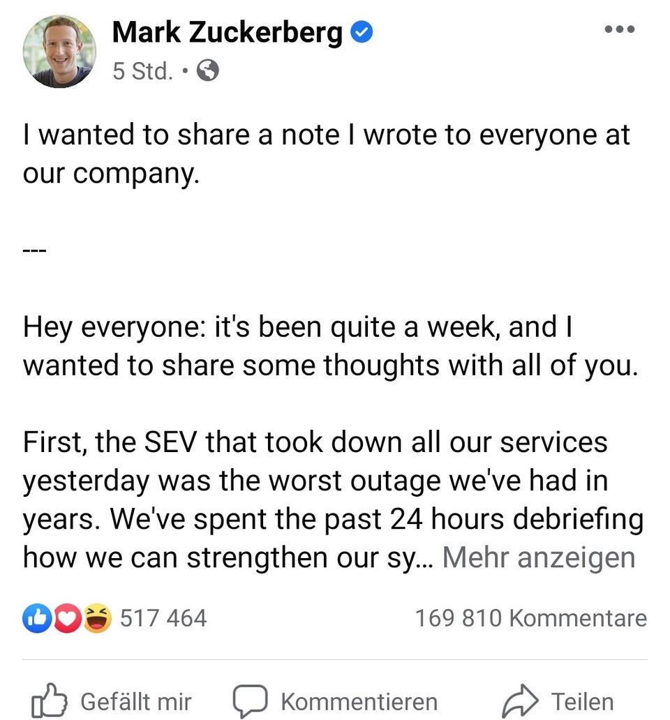 Facebook-Chef weist Vorwürfe von Ex-Mitarbeiterin zurück