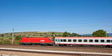 Zug in der Landschaft