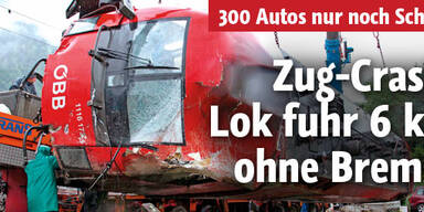 Zug-Unfall: Bremsdefekt als Ursache