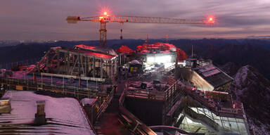 Gipfelkreuz auf Zugspitze abmontiert