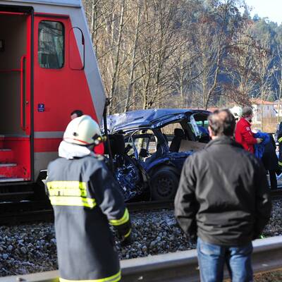 Zugunglück in Walding