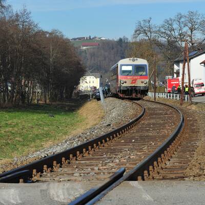 Zugunglück in Walding