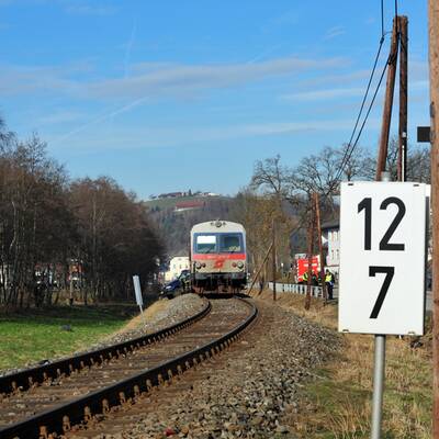 Zugunglück in Walding