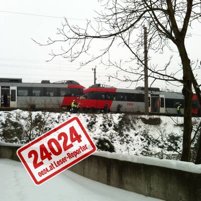 Schnellbahn-Unfall auf der Wiener Vorortelinie 